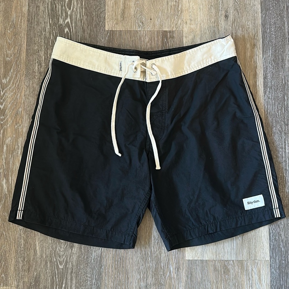 Rhythm Livin Heritage Swim Board Shorts